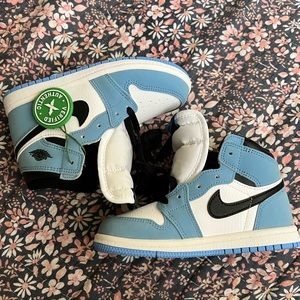 Nike Jordan High Retro Blue Young Kids Shoes